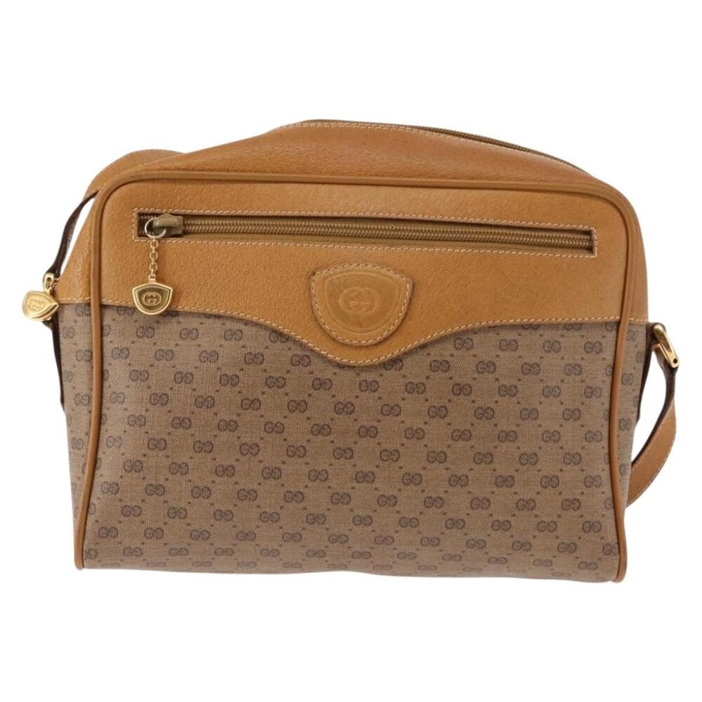 Gucci Micro GG Supreme Shoulder Bag Beige